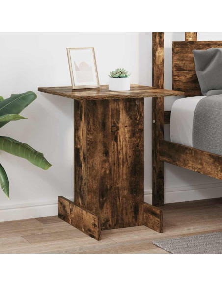 Tavolino Rovere fumé 44,5 x 45 x 55 cm Legno multistrato