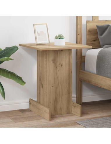 Tavolino Rovere artigianale 44,5 x 45 x 55 cm Legno multistrato