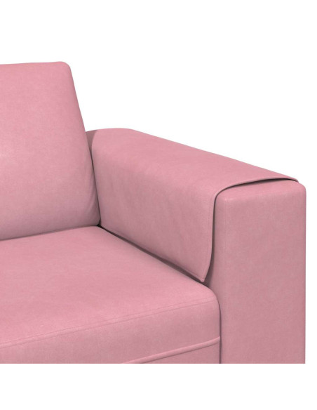 Divano per Soggiorno Rosa 250 x 77 x 76 cm