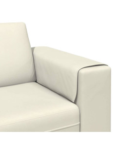 Divano per Soggiorno Crema 250 x 77 x 76 cm 2