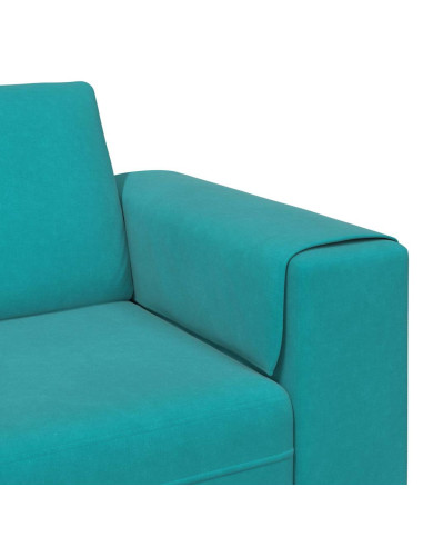 Divano per Soggiorno Turchese 250 x 188 x 76 cm