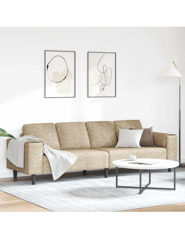 Divano per Soggiorno Grigio chiaro 250 x 77 x 76 cm