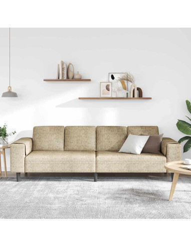 Divano per Soggiorno Grigio chiaro 250 x 77 x 76 cm