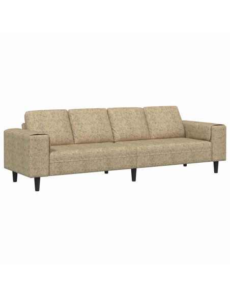 Divano per Soggiorno Grigio chiaro 250 x 77 x 76 cm