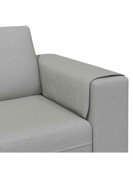 Divano per Soggiorno 3 pcs Grigio Nuvola Poliestere