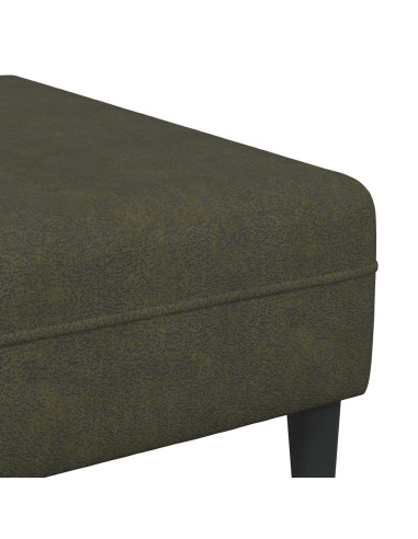 Divano per Soggiorno 3 pcs Verde militare