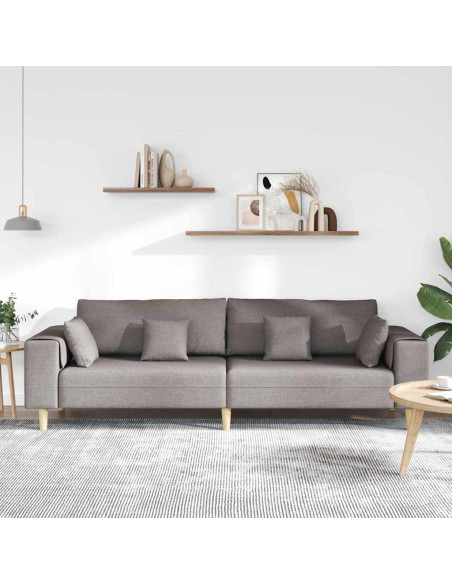 Divano con cuscino Talpa 250 x 77 x 76 cm Tessuto