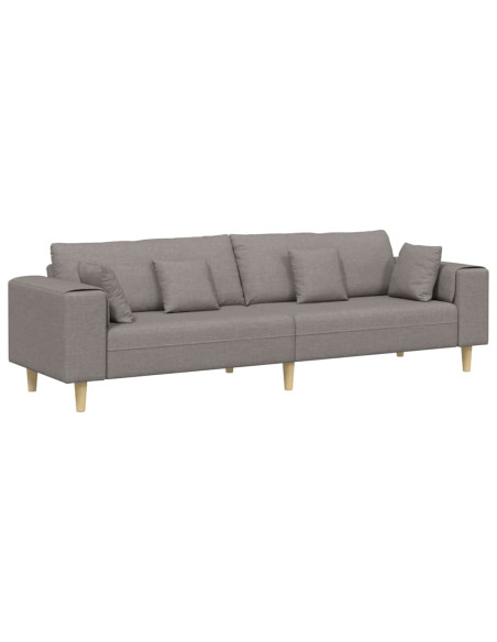 Divano con cuscino Talpa 250 x 77 x 76 cm Tessuto
