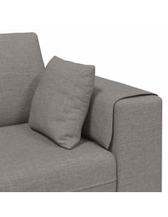 Divano con cuscino 3 pcs Talpa Tessuto 2