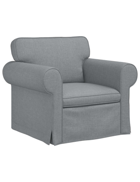 Divano 2 pcs Grigio chiaro