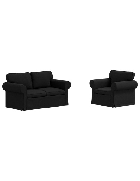 Divano 2 pcs Nero