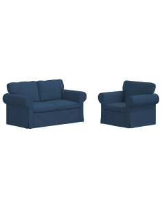 Divano 2 pcs Blu 2