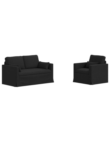Divano 2 pcs Nero
