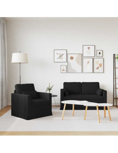 Divano 2 pcs Nero