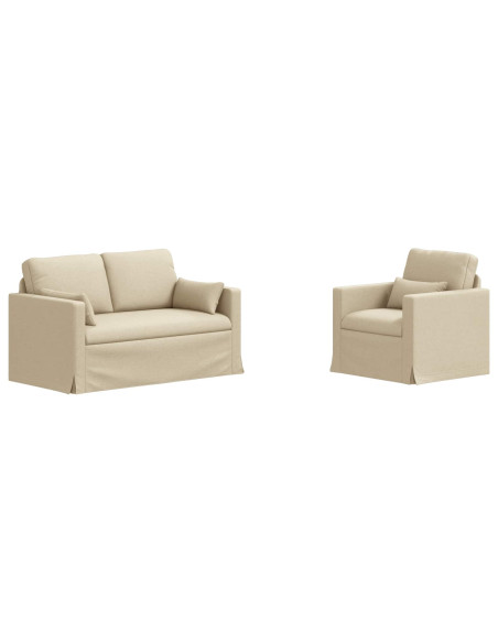 Divano 2 pcs Crema
