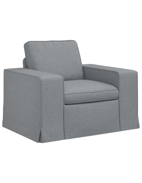 Divano 2 pcs Grigio chiaro