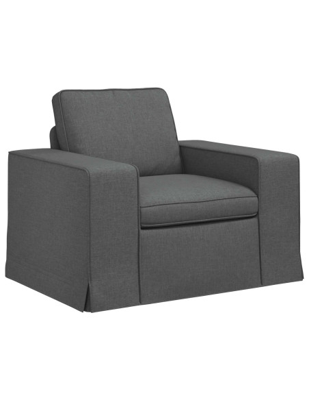 Divano 2 pcs Grigio scuro