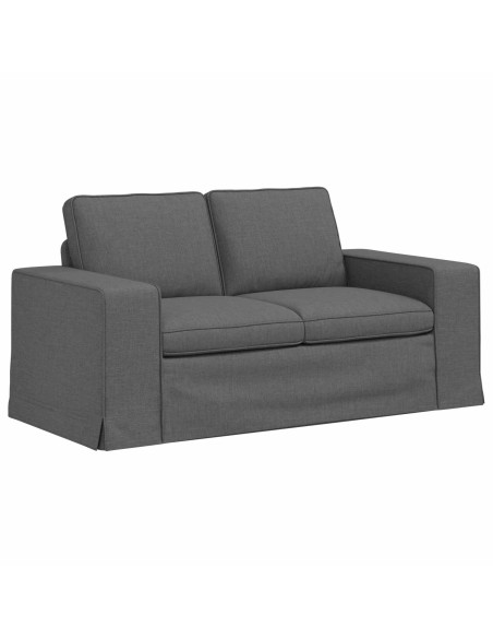 Divano 2 pcs Grigio scuro