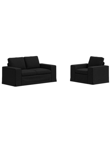 Divano 2 pcs Nero