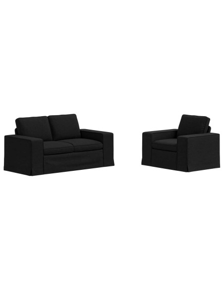 Divano 2 pcs Nero