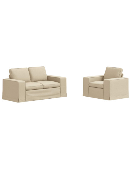 Divano 2 pcs Crema