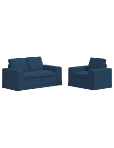 Divano 2 pcs Blu 2
