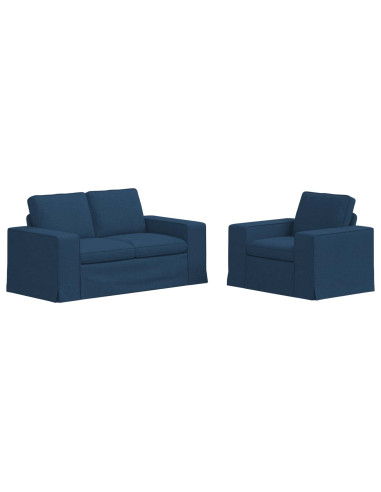 Divano 2 pcs Blu