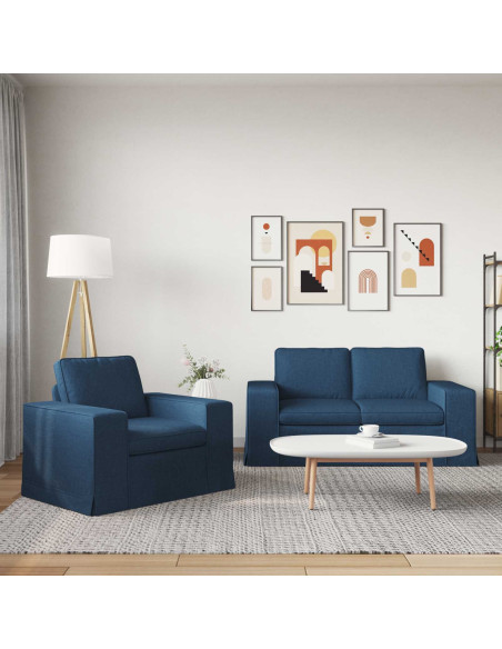 Divano 2 pcs Blu