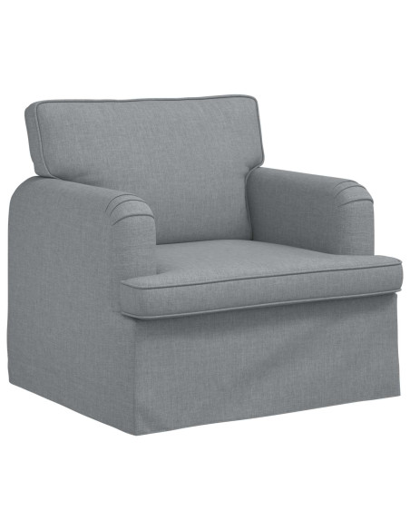 Divano 2 pcs Grigio chiaro
