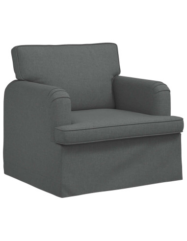 Divano 2 pcs Grigio scuro
