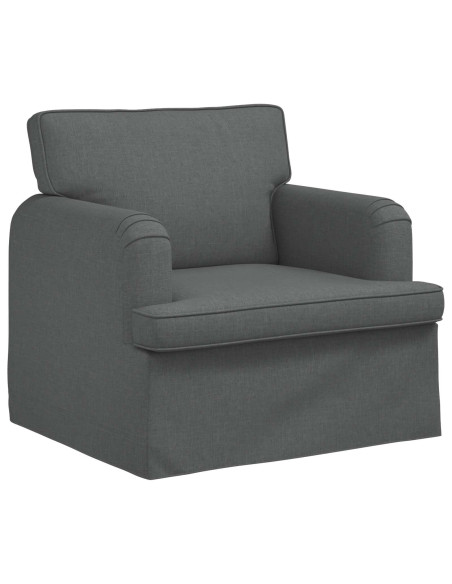 Divano 2 pcs Grigio scuro