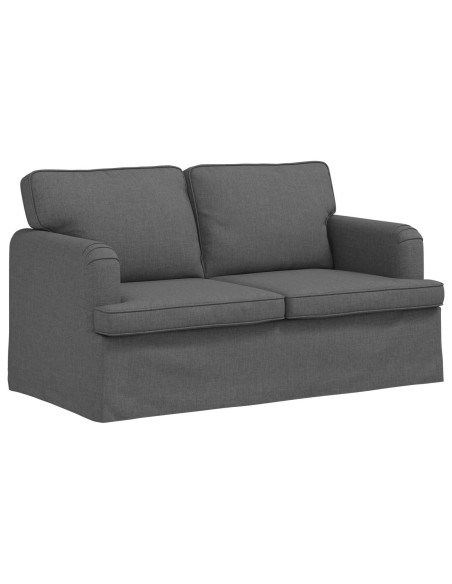 Divano 2 pcs Grigio scuro