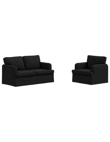 Divano 2 pcs Nero