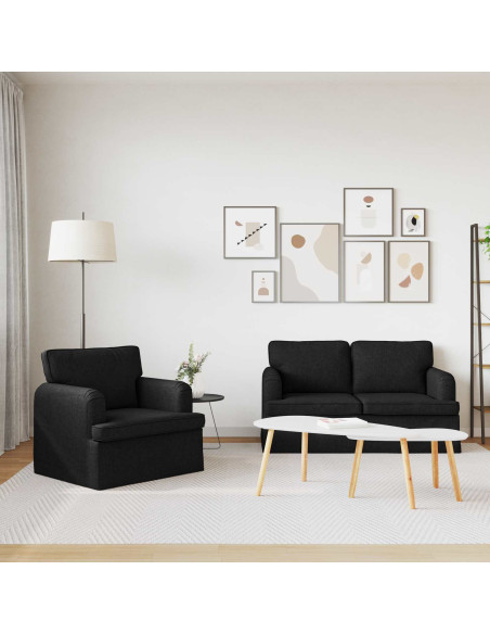 Divano 2 pcs Nero