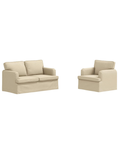 Divano 2 pcs Crema
