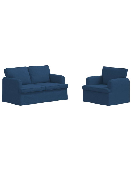 Divano 2 pcs Blu