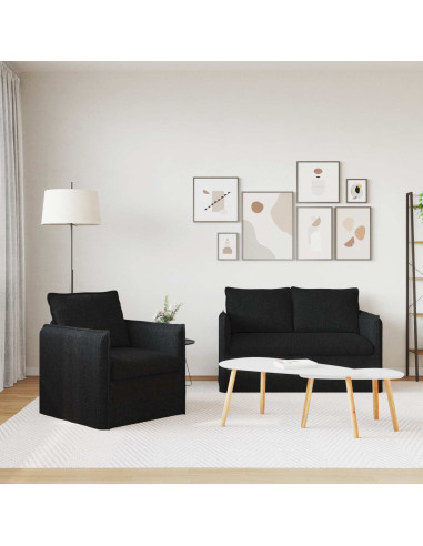 Divano 2 pcs Nero