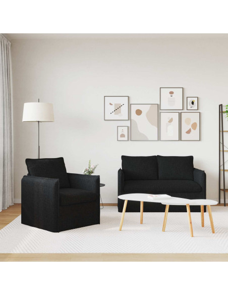 Divano 2 pcs Nero