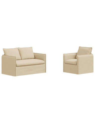 Divano 2 pcs Crema