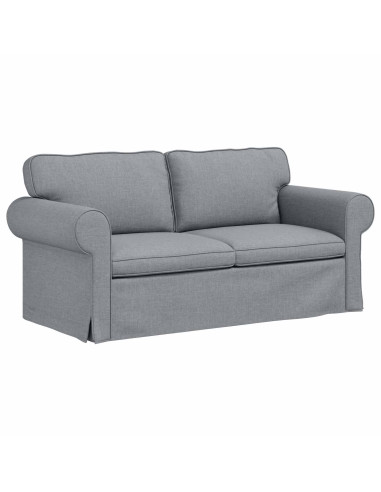 Divano 2 pcs Grigio chiaro