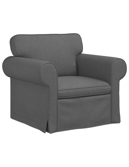 Divano 2 pcs Grigio scuro