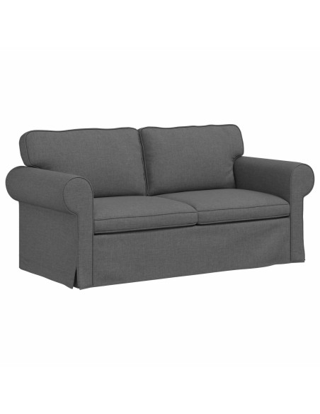 Divano 2 pcs Grigio scuro