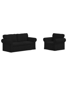 Divano 2 pcs Nero 2