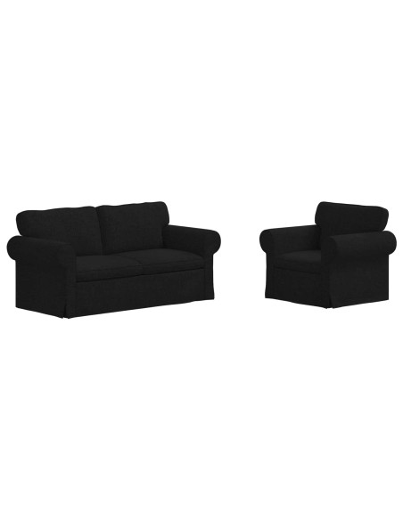 Divano 2 pcs Nero