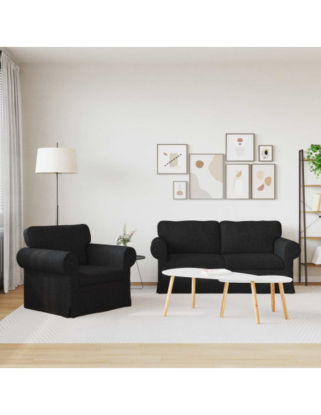 Divano 2 pcs Nero