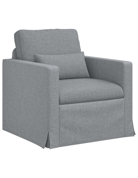 Divano 2 pcs Grigio chiaro