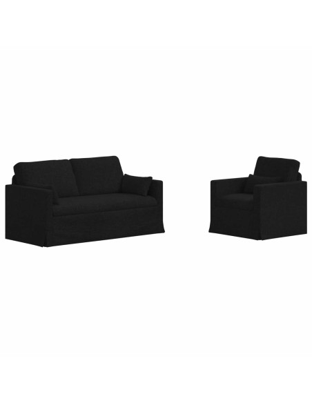 Divano 2 pcs Nero