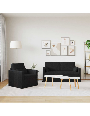 Divano 2 pcs Nero