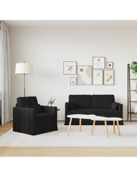 Divano 2 pcs Nero