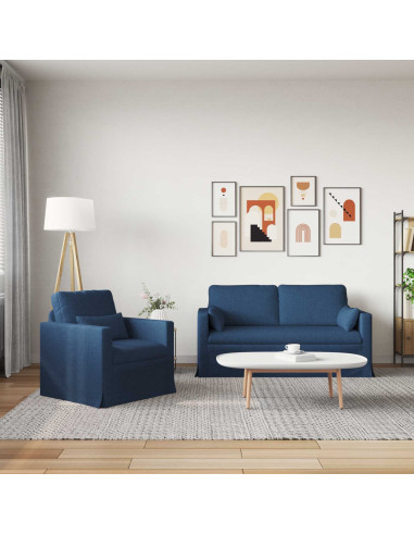 Divano 2 pcs Blu